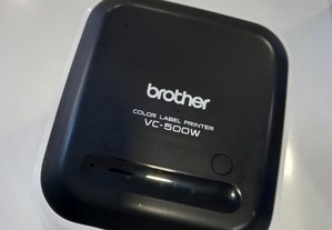 Impressora de etiquetas a cores brother vc-500w