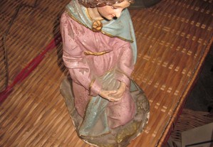 Nossa Senhora de Presépio (em gesso) Arte sacra. Escultura em gesso (Século XIX/XX