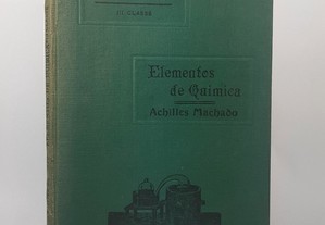 Achilles Machado // Elementos de Química 1914 Ilustrado