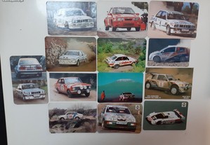 Calendários carros de rally anos 80