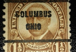 Stamp "Warren G. Harding" precanceled (1930)