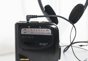 Walkman Sony com rádio
