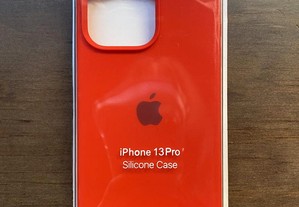 Capa de silicone Apple para iPhone 13 Pro - Vermelha