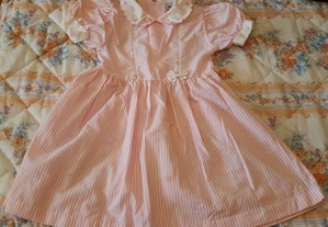 vestido menina 4 anos cerimonia azul rosa laranja
