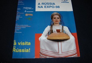 Panfletos e Revistas da EXPO 98 de vários Países
