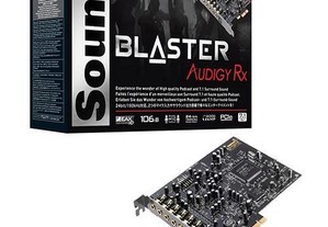 Placa de Som PCI-E Creative Sound Blaster Audigy Rx (Selada 3 Anos Garantia)