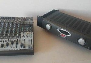 Amplificador Alesis RA300 & Behringer MIXER X1204 XENYX