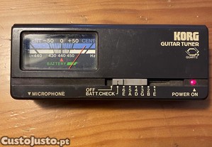 Afinador de guitarra KORG vintage