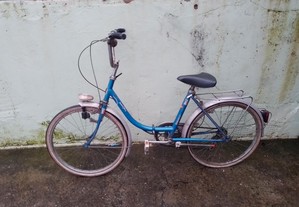 Bicicleta dobravel roda 22 francesa de coleção e com mudanças original