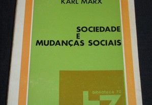 Livro Sociedade e Mudanças Sociais Karl Marx