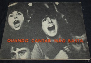 Livro Quando Cantar Não Basta 1974