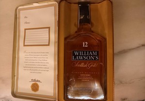 Garrafa Antiga de Whisky WILLIAM LAWSON'S 12 anos (com caixa)