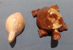 Tartarugas decorativas em pedra NOVAS