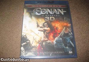Blu-Ray "Conan, o Bárbaro" com Jason Mamoa numa Edição em 2D e 3D/Selado!