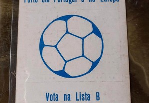 Raro calendário Pinto da Costa FC Porto 1982