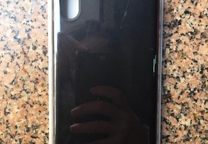 Capa pele sintética preta para iPhone XR - Novo