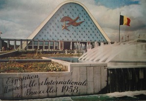 10 postais bruxelas 1958