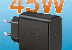 Carregador 45W Samsung USB-C Super Fast Charging Tipo-C