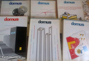 Revistas Domus de Arquitetura design arte um euro cada