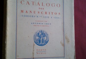 Biblioteca Municipal do Porto-Catálogo dos Manuscritos-1952