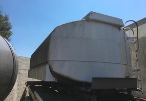 Deposito tanque aluminio 18000 LT agua combustível