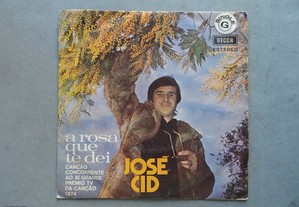 Disco vinil single - José Cid - A Rosa que te dei