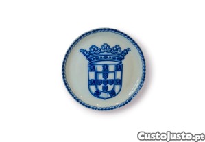 Prato Comemorativo Vista Alegre   Descobrimentos Portugueses   Armas de Portugal   Porcelana   � 12,5 cm