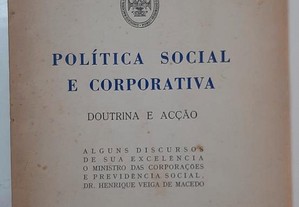 Política Social e Corporativa Doutrina e Ação