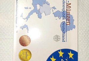Conjunto de moedas de euro 2002