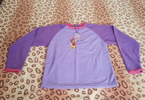 camisolas polares / pijama - minnie snoopy 14 anos