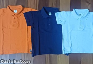 Conjunto de 3 polos da Zippy - 4/5 anos
