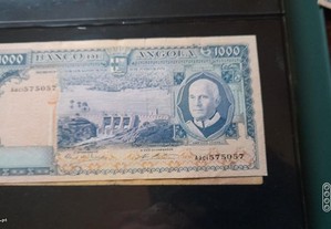 Nota 1000 escudos Angola 1970