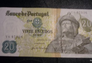 Nota de 20$00, Garcia de Orta,1971