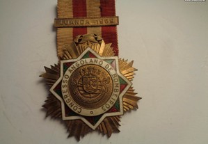 Medalha Condecoração Bombeiros de Angola