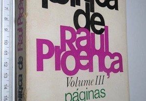 Obra Política De Raúl Proença (Volume III)   Páginas De Política (3) - Raúl Proença
