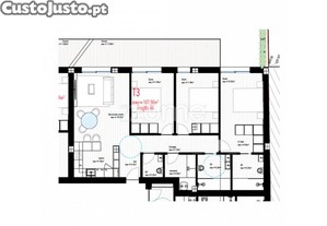 Apartamento T3 C/ Varanda, Freamunde, Paços De...