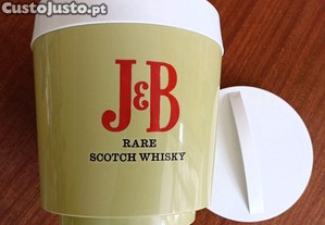 Balde de gelo publicit�rio J&B Rare Scotch Whisky 2 litros