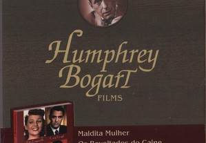Dvd Caixa com 5 filmes de Humphrey Bogart - apresentados numa caixa rígida - com livro de 80 páginas