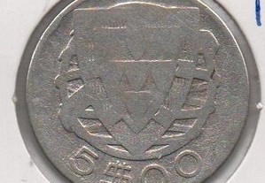 5 Escudos 1933 - bc_  prata