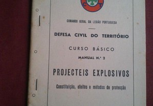Legião Portuguesa-Curso Básico-Manual N.º 2-Projécteis Explosivos-DCT-1953