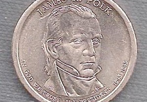 Moeda USA - Dollar 11 Presidente James K. Polk