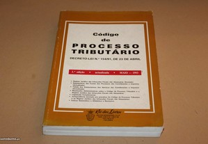 Código de Processo Tributário 3ª Ed - 1993
