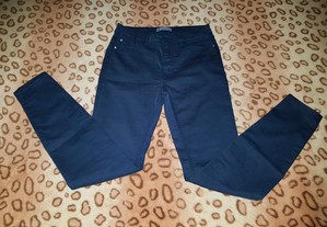 calças azuis - pull and bear - tamanho 36