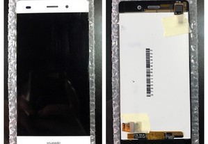 Ecrã / LCD / Display + touch para Huawei P8 Lite (Branco)