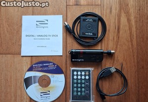 Acessório PC para ver TV - Stick TV Analógica / Digital Zaapa