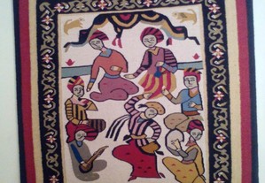 Tapeçaria em Lã "Festa Berbere" 133x122cm