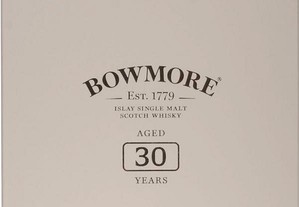Bowmore 30 ( estojo vazio )