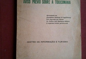 Aviso Prévio Sobre a Toxicomania-Macau-1973
