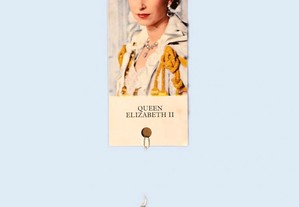Marcador de livro Jubileu de Prata Rainha Elizabeth II 1952-1957