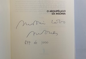 António Lobo Antunes // O Arquipélago da Insónia 2008 Edição especial assinada